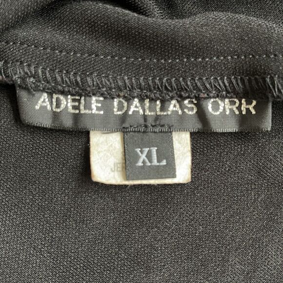 Adele Dallas Orr Staples Jersey Girl Black Dress Women Size XL‎ Made in USA - Picture 6 of 12